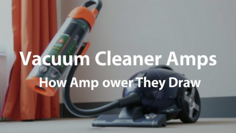 Vacuum Cleaner Amps: How Much Power Do They Draw