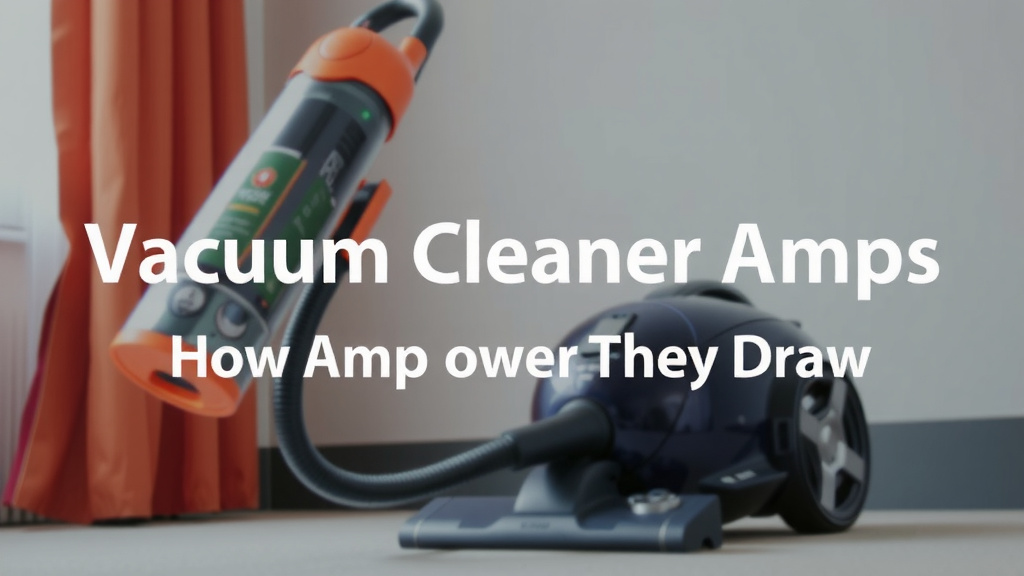 Vacuum Cleaner Amps: How Much Power Do They Draw