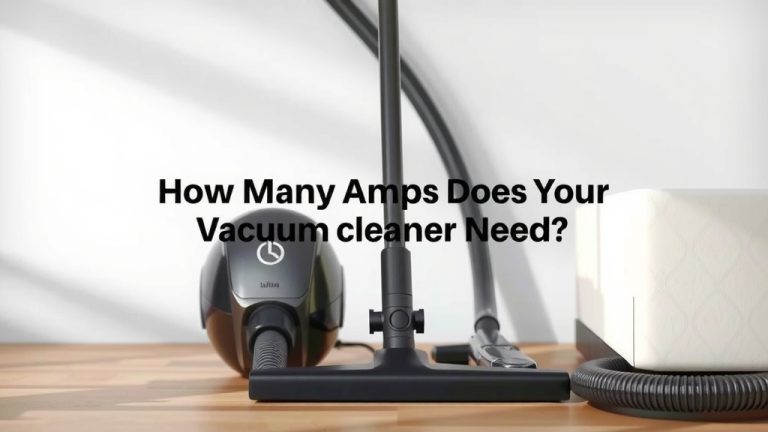 How Many Amps Does Your Vacuum Cleaner Need