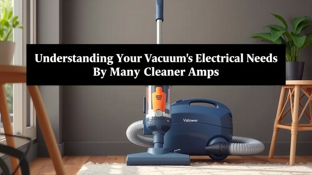 Understanding Your Vacuum's Electrical Needs