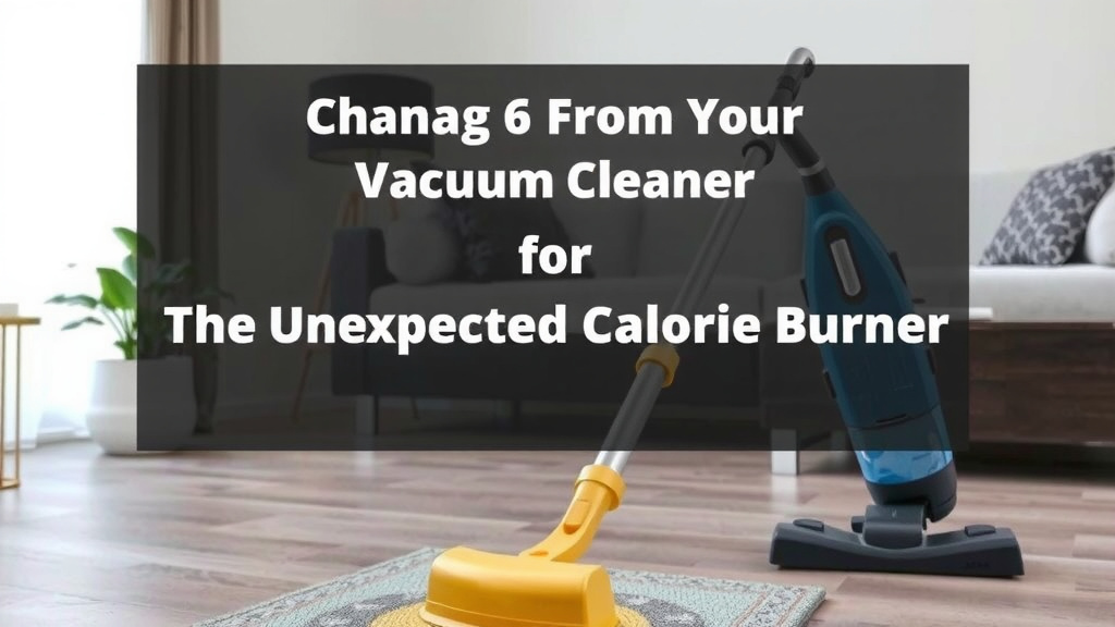 Your Vacuum Cleaner: An Unexpected Calorie Burner