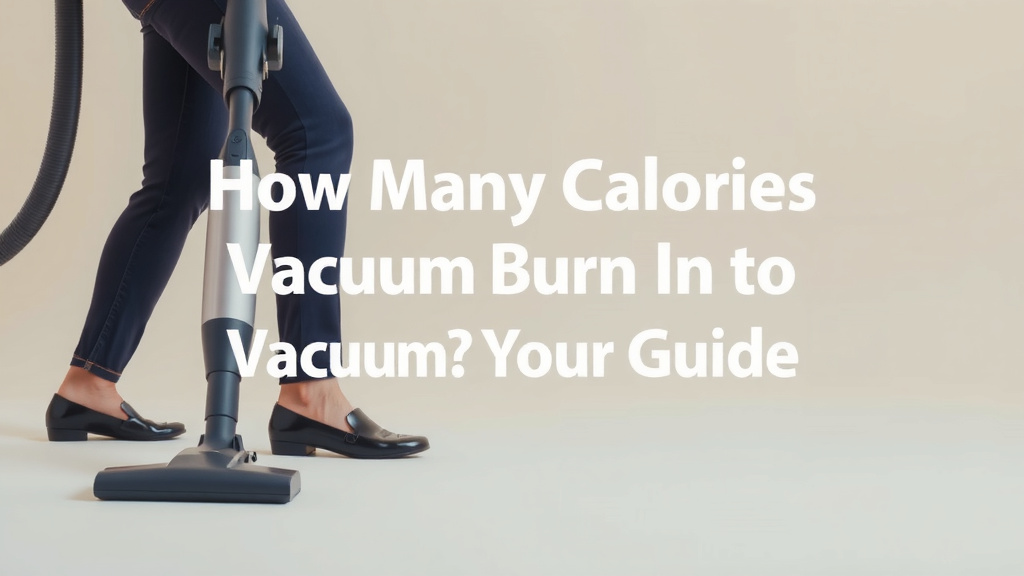 How Many Calories Does Vacuuming Burn? Your Guide