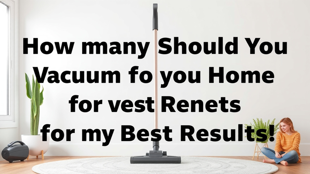 How Often Should You Vacuum Your Home for Best Results