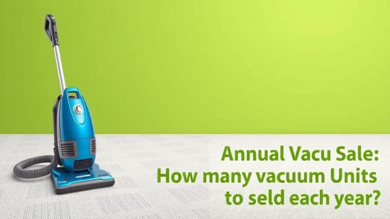 Annual Vacuum Sales: How Many Units Sold Each Year