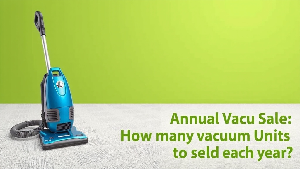Annual Vacuum Sales: How Many Units Sold Each Year