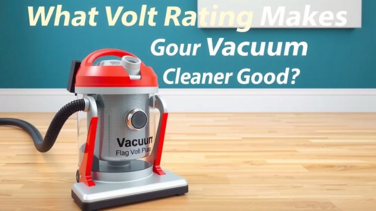 What Volt Rating Makes a Vacuum Cleaner Good?