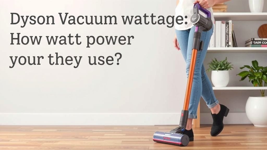 Dyson Vacuum Wattage: How Much Power Do They Use