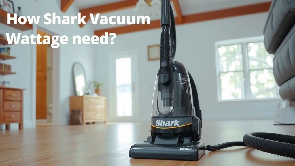 Understanding Your Shark Vacuum's Wattage Needs