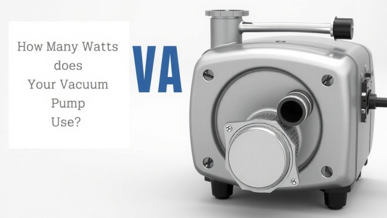 How Many Watts Does Your Vacuum Pump Use