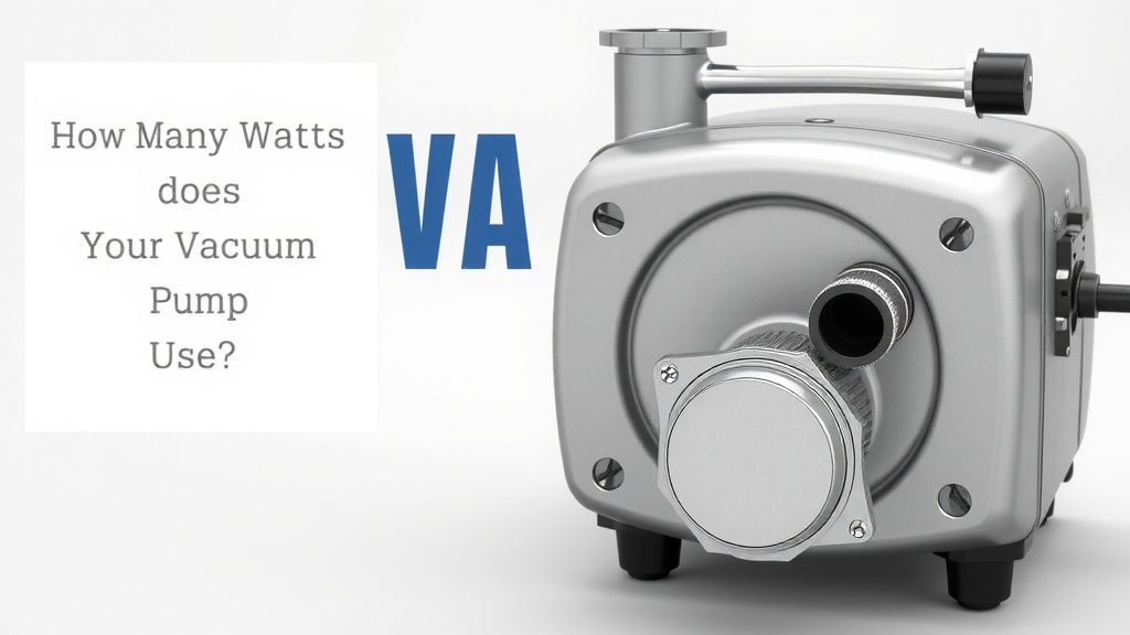 How Many Watts Does Your Vacuum Pump Use
