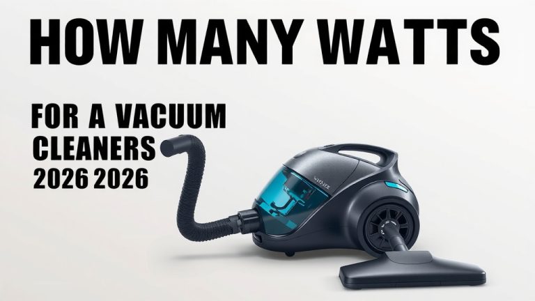 How Many Watts for a Vacuum Cleaner? Your 2026 Guide