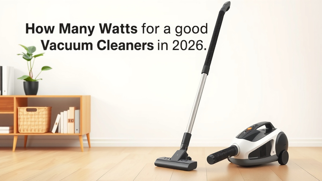 How Many Watts for a Good Vacuum Cleaner in 2026