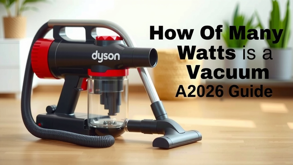 Understanding Dyson Vacuum Wattage
