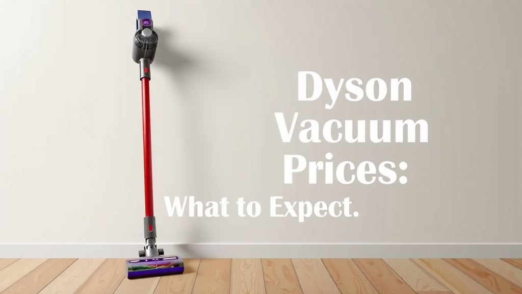 Dyson Cordless Vacuum Prices: What to Expect