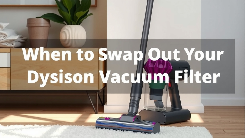When to Swap Out Your Dyson Vacuum Filter