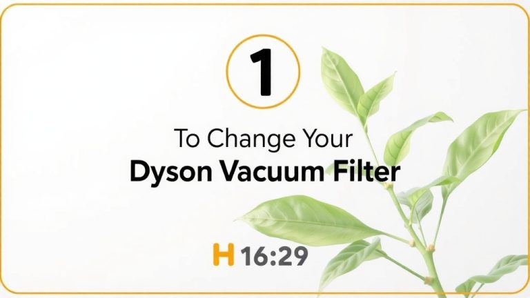 How Often to Change Your Dyson Vacuum Filter