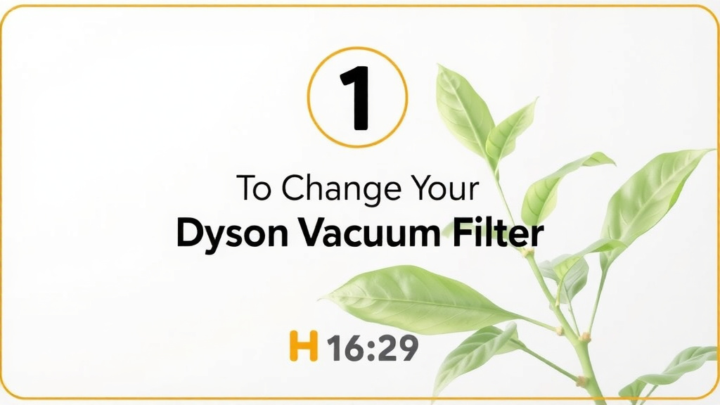 How Often to Change Your Dyson Vacuum Filter