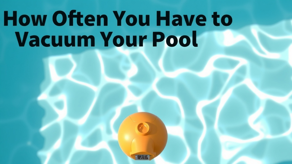 How Often to Vacuum Your Pool: A Simple Guide