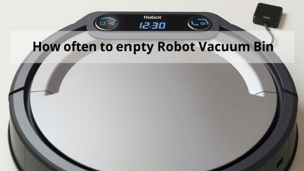 How Often to Empty Your Robot Vacuum Bin