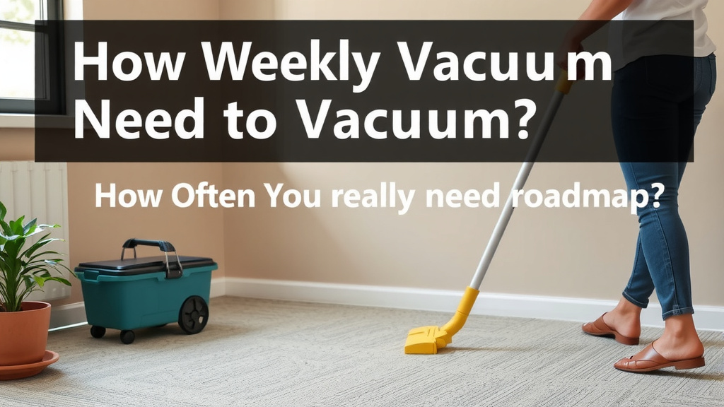 Your Weekly Vacuuming Roadmap