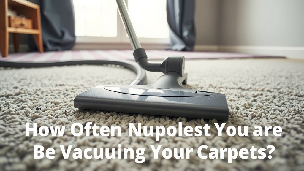 How Often Should You Be Vacuuming Your Carpets?