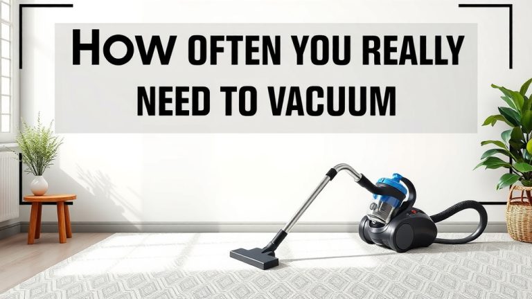 How Often Do You Really Need to Vacuum?