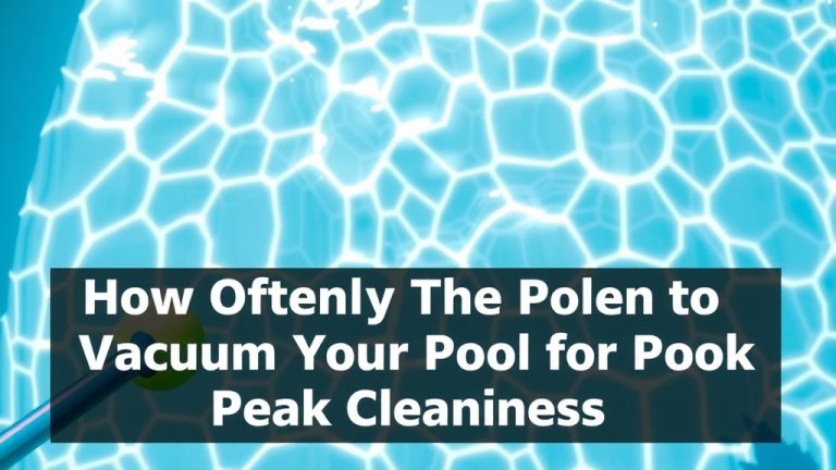 How Often to Vacuum Your Pool for Peak Cleanliness