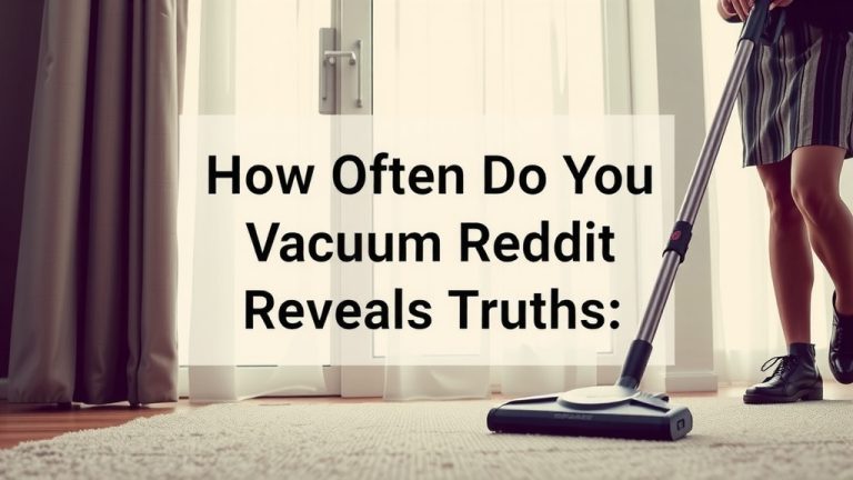 How Often Do You Vacuum Reddit Reveals Truths