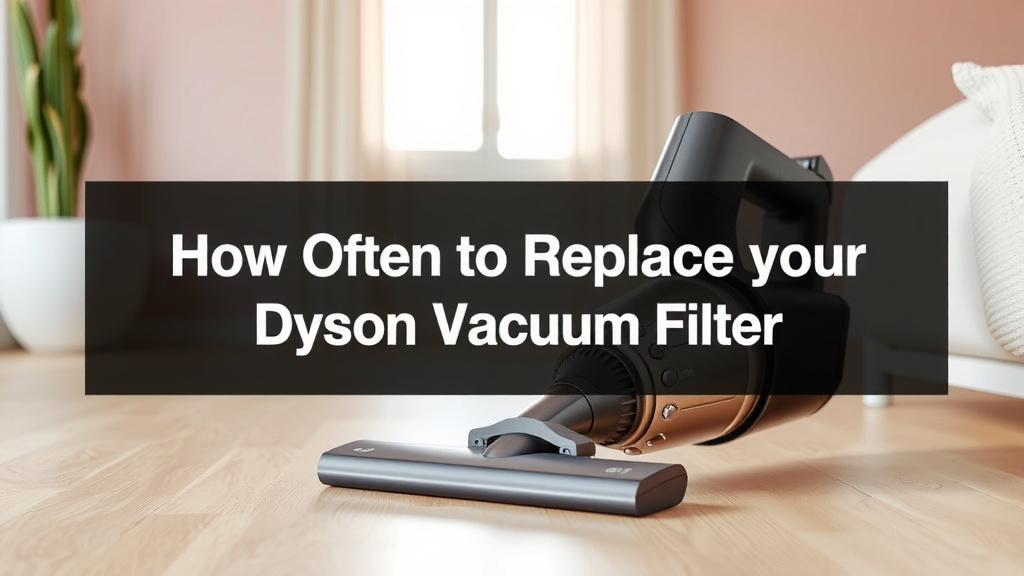 How Often to Replace Your Dyson Vacuum Filter