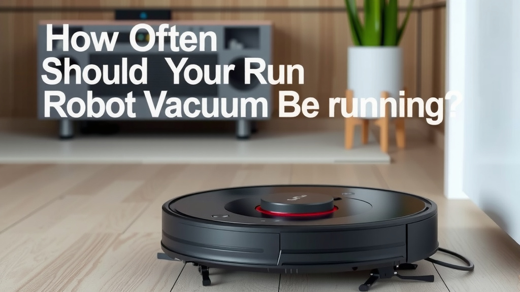 How Often Should Your Robot Vacuum Be Running?