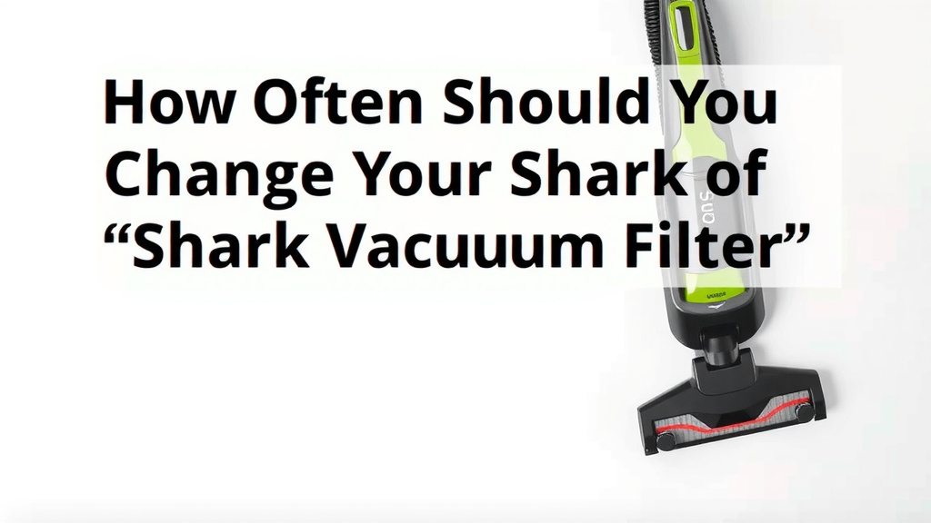How Often Should You Change Your Shark Vacuum Filter