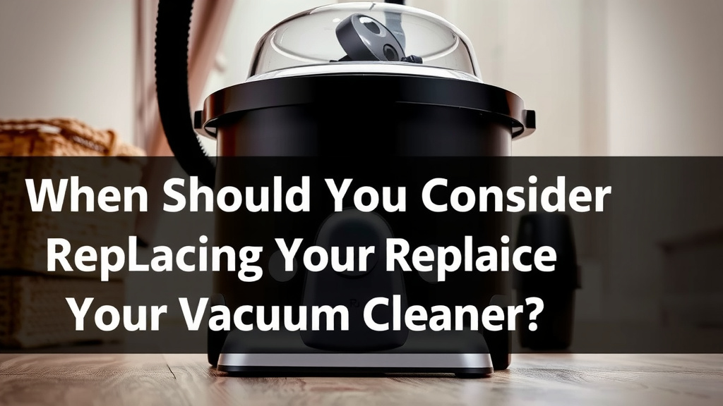When Should You Consider Replacing Your Vacuum Cleaner?