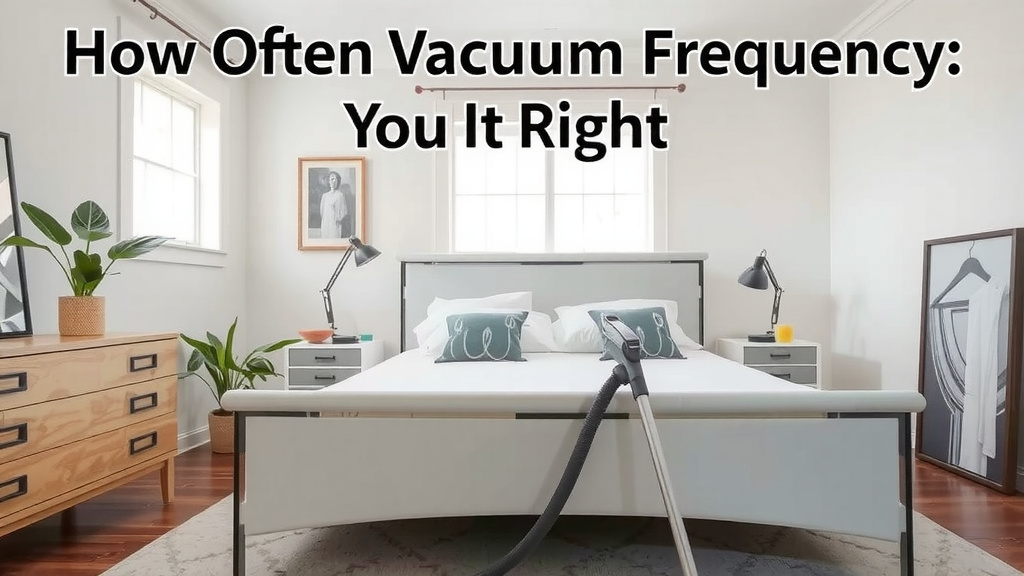 Your Bedroom Vacuuming Frequency: Getting It Right