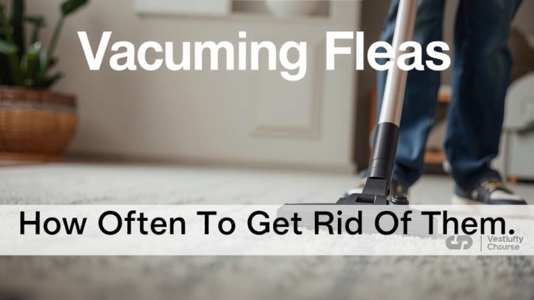 Vacuuming Fleas: How Often To Get Rid Of Them