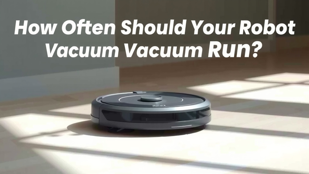 How Often Should Your Robot Vacuum Run?