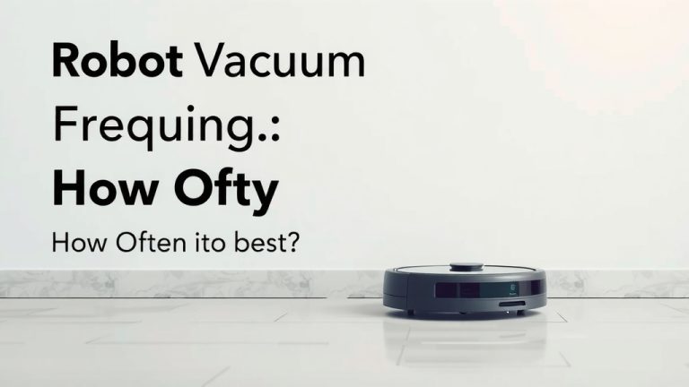 Robot Vacuum Cleaning Frequency: How Often Is Best