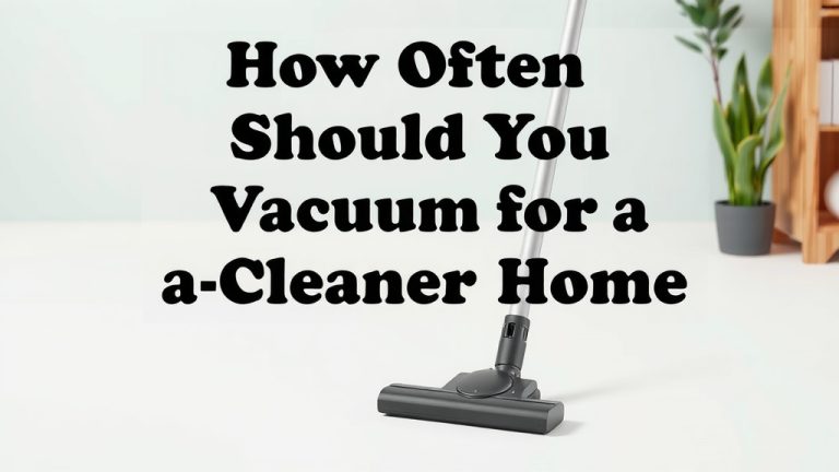 How Often Should You Vacuum for a Cleaner Home