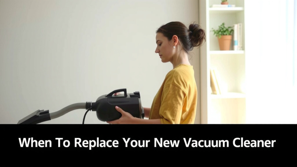 When It's Time for a New Vacuum Cleaner