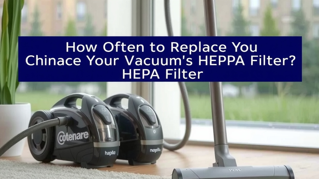 How Often to Replace Your Vacuum's HEPA Filter