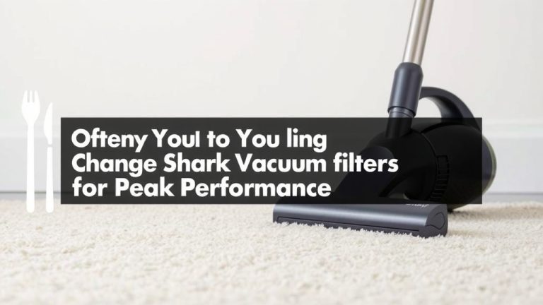 How Often to Change Shark Vacuum Filters for Peak Performance
