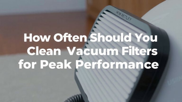 How Often Should You Clean Vacuum Filters for Peak Performance