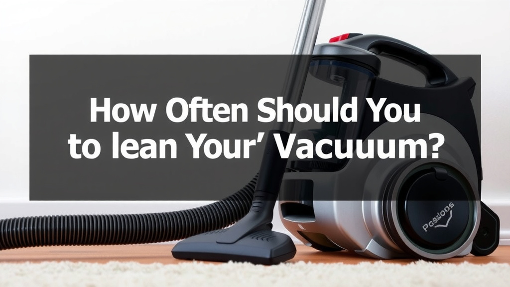 How Often Should You Clean Your Vacuum Cleaner