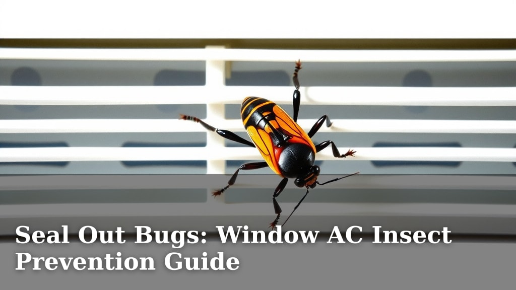 Seal Out Bugs: Window AC Insect Prevention Guide