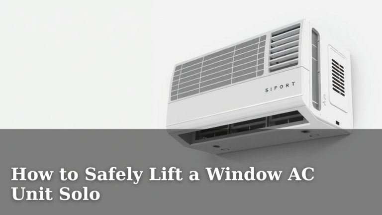 How to Safely Lift a Window AC Unit Solo