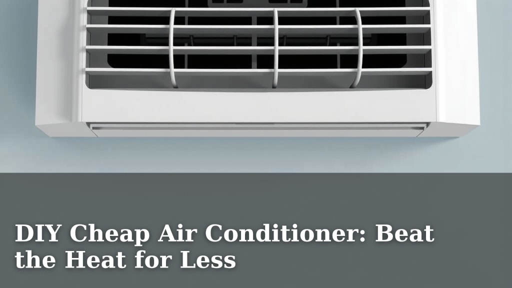 DIY Cheap Air Conditioner: Beat the Heat for Less