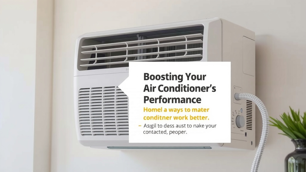 Boosting Your Air Conditioner's Performance