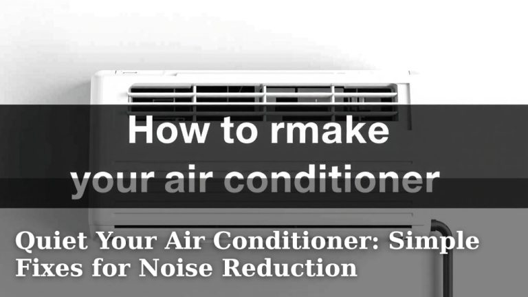 Quiet Your Air Conditioner: Simple Fixes for Noise Reduction