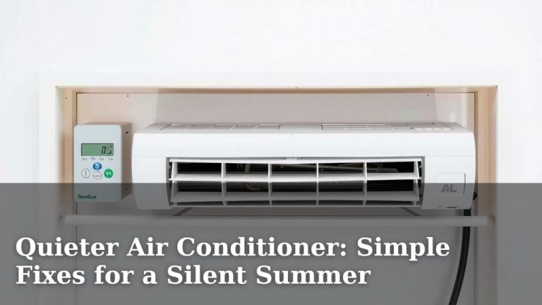 Quieter Air Conditioner: Simple Fixes for a Silent Summer