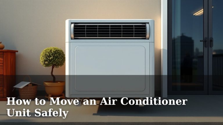How to Move an Air Conditioner Unit Safely