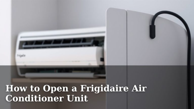 How to Open a Frigidaire Air Conditioner Unit